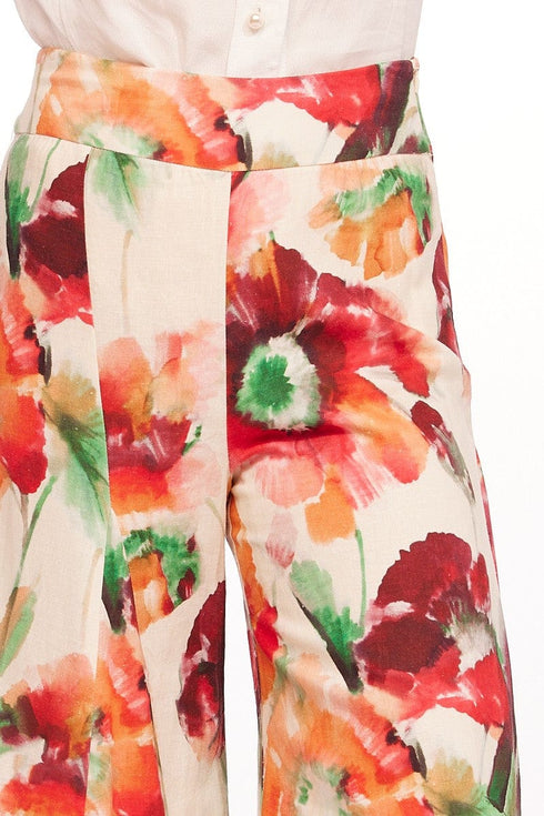 Rabia Pants - Wild Poppies